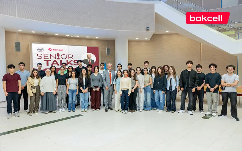 Bakcell-in baş icraçı direktoru ADA Universitetinin tələbələri ilə görüşdü