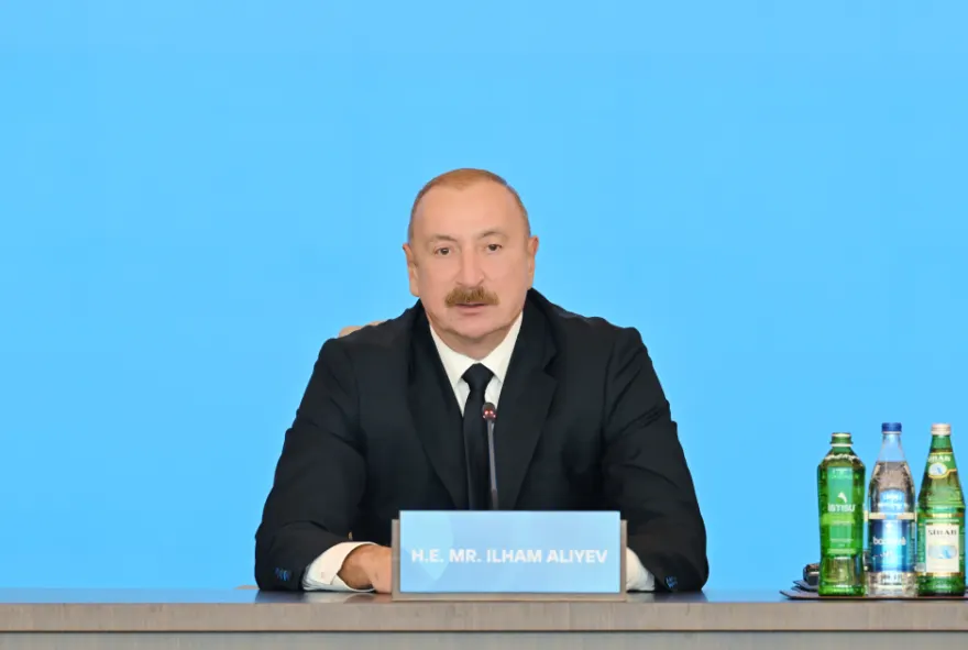 İlham Əliyevin sosial şəbəkə hesablarında Dialoq Forumunun açılış mərasimdən paylaşım edildi