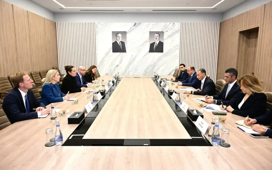 Nazir Rəşad Nəbiyev Karolin Vik ilə görüşüb