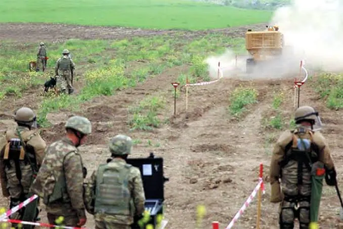 Bir həftədə təmizlənən minalı ərazilərin həcmi açıqlanıb