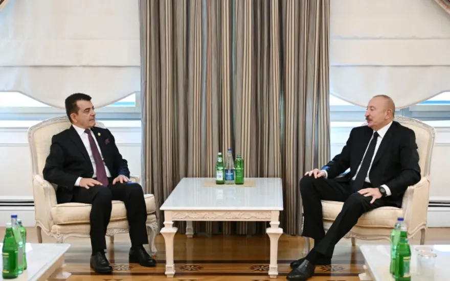 İlham Əliyev ICESCO-nun Baş direktorunu qəbul edib
