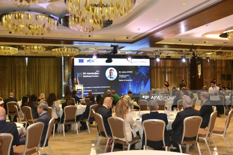 Bakıda Azərbaycan–Avropa İttifaqı Biznes Forumu keçirilir - FOTO