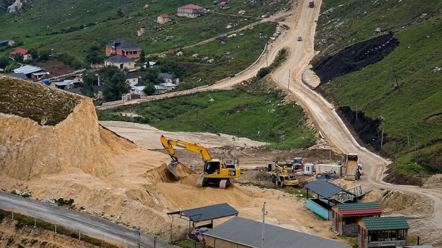 Qusar–Əniq–Laza yolunda iki yeni körpü inşa olunur (VİDEO)