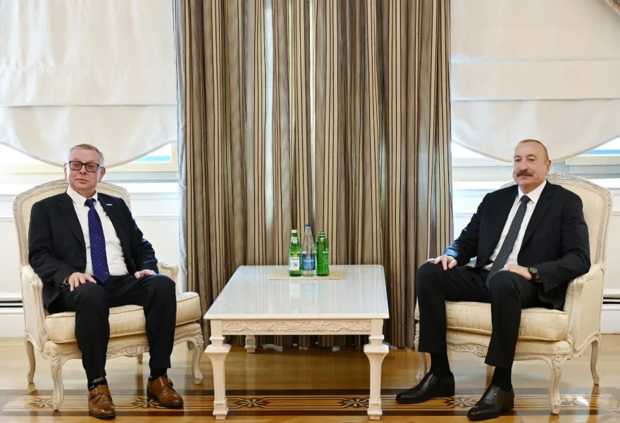 Prezident İlham Əliyev BMT-nin Terrorçuluqla Mübarizə İdarəsinin nümayəndəsi Aleksandr Zuyevi qəbul edib (VİDEO)