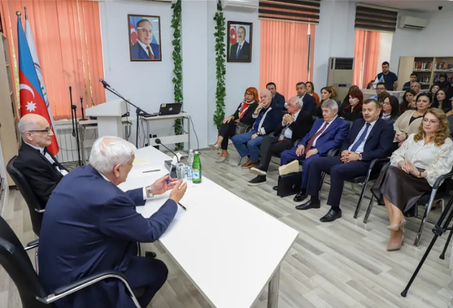 Professor Ramiz Yunus ADU-da Cənubi Qafqazın geosiyasi əhəmiyyətindən danışıb