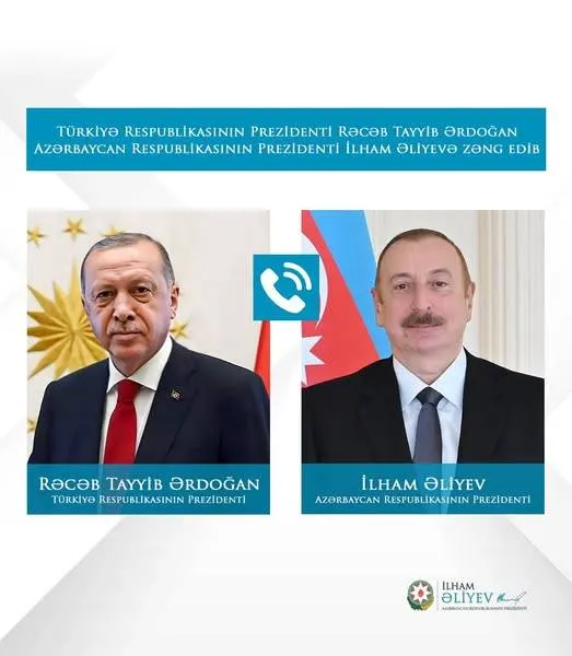 Ərdoğan İlham Əliyevə zəng edib