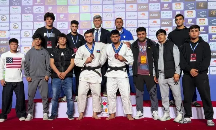 Azərbaycan millisi Düşənbədə keçirilən cüdo üzrə turniri 5 medalla başa vurdu - FOTO