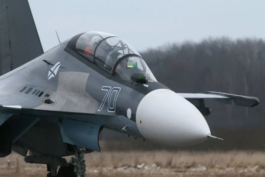 Российский Су-30СМ разбился в Калининградской области