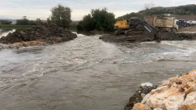 Bursa Mudanya'da çiftçiler bin 500 dönüme kadar arazinin zarar gördüğünü söyledi