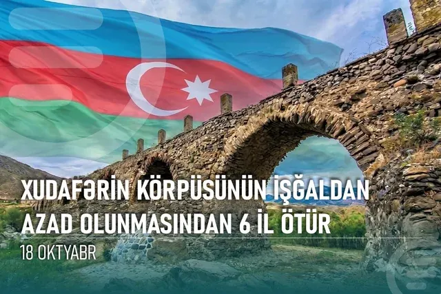 Xudafərin körpüsünün işğaldan azad edilməsindən altı il ötür - Foto/Video