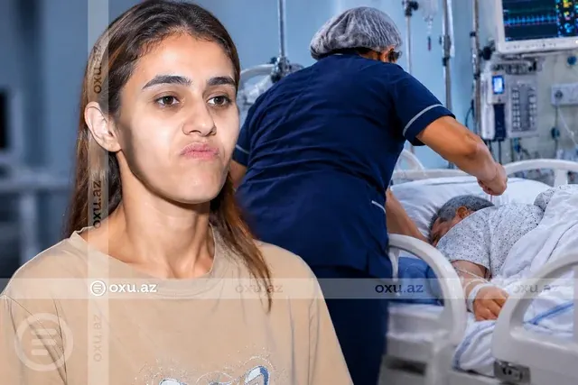 Xəstəni 40 dəqiqə döydüyü iddia edilən sanitar danışdı - Video