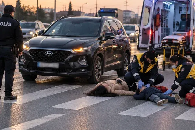 Ceyranbatanda ana və övladını maşın vurub