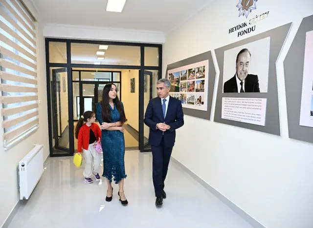 Şamaxı şəhərində Xınıslı körpələr evi-uşaq bağçasının açılışı olub - Foto
