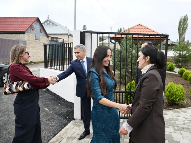 Şamaxının Göylər kəndində körpələr evi-uşaq bağçası istifadəyə verilib - Foto
