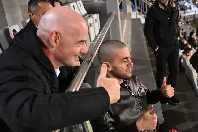 İnfantino "Sabah" - "Qarabağ" oyunundan yazdı - Foto