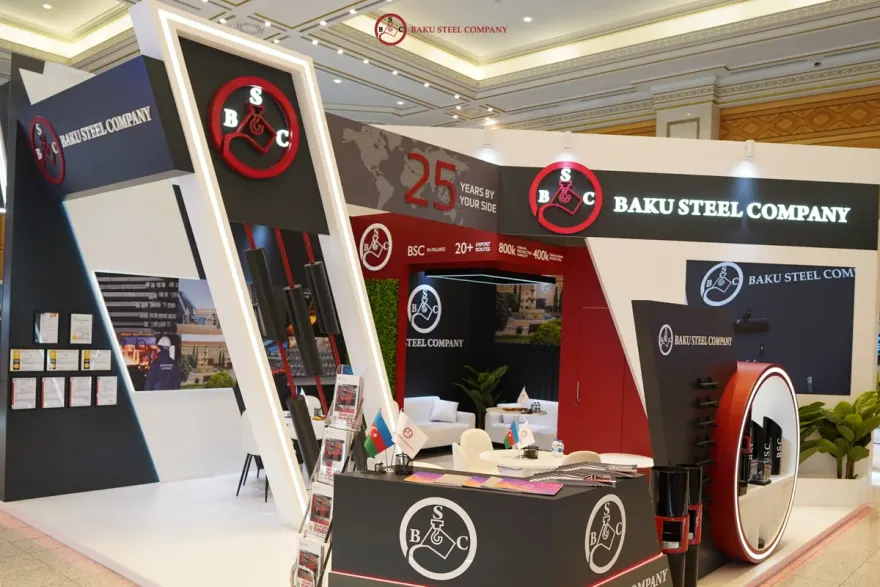 "Baku Steel Company" Türkmənistanda keçirilən sərgidə məhsul portfelini təqdim edib