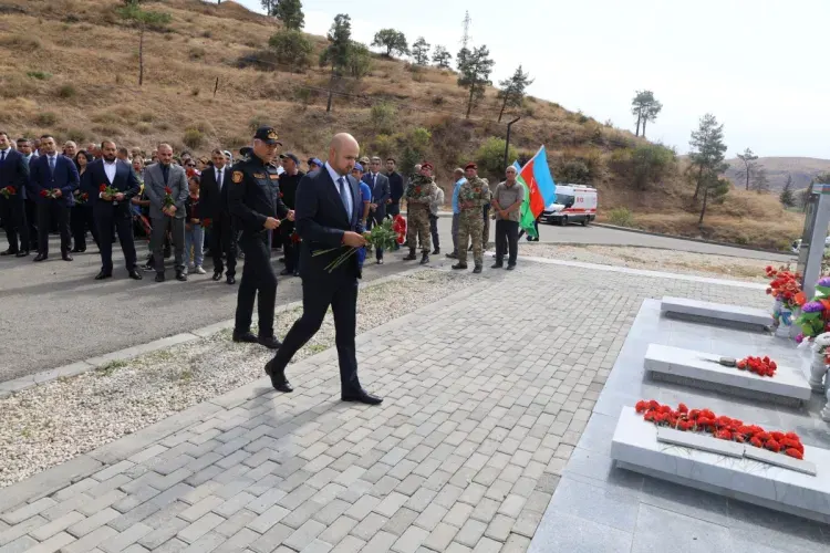 Zəngilan və Cəbrayıl rayonlarında şəhidlərin xatirəsi anıldı - FOTO