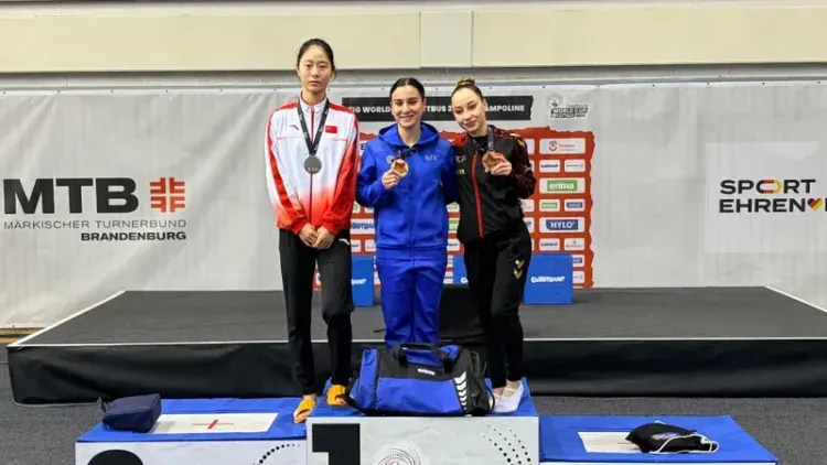 Azərbaycan gimnastı Dünya Kubokunda qızıl medal qazandı