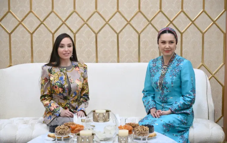 Leyla Əliyeva Türkmənistan səfərindən paylaşım ETDİ