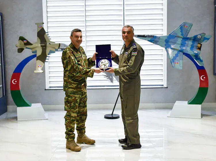 Hava Döyüş komandanlığında NATO heyəti ilə görüş KEÇİRİLDİ