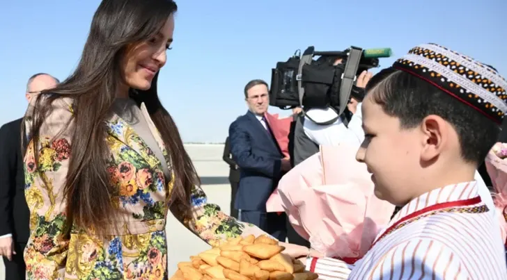 Лейла Алиева поделилась публикацией о визите в Туркменистан