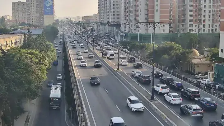 Bu yollarda tıxac var