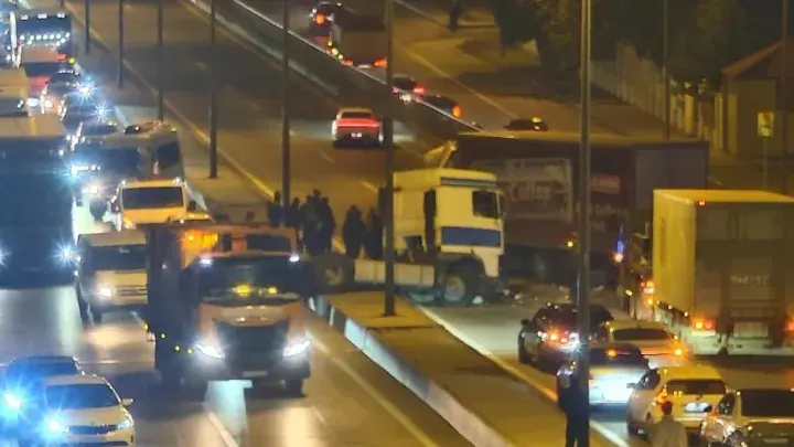 Prospektdə qəzaya görə yaranan məhdudiyyət aradan qaldırıldı