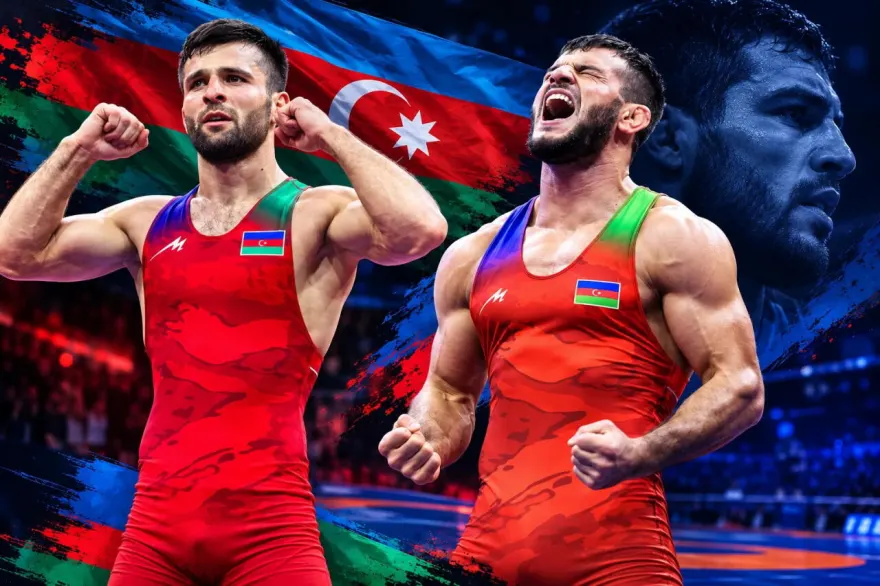 Азизли и Сулейманов поборются за "золото" чемпионата мира по борьбе