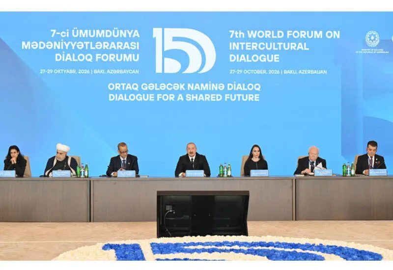 Prezident İlham Əliyev Dialoq Forumunda Azərbaycanın öz torpaqlarını azad etməsindən danışıb