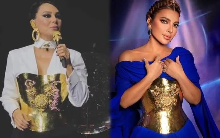 Ebru Gündeş səhnəyə həmin 100 min dollarlıq kəmərlə çıxdı
