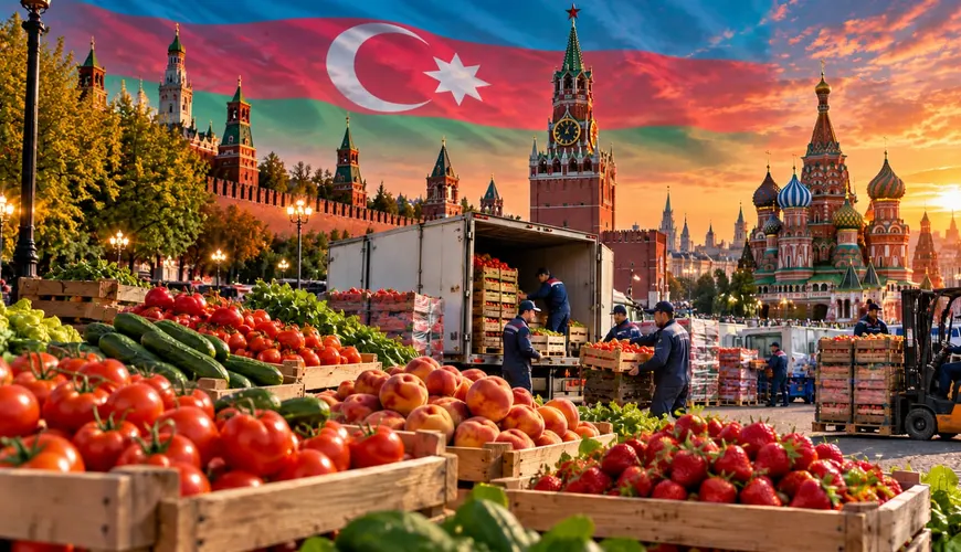 Rusiya bazarında Azərbaycan möhürü