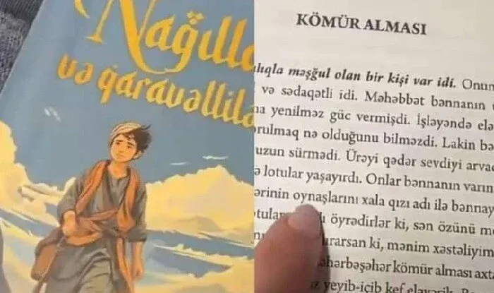Övladına nağıl kitabı aldı, şoka düşdü