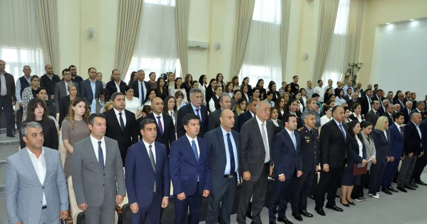 Pirallahıda dövlət siyasətinin prioritetləri müzakirə edildi - Fotolar