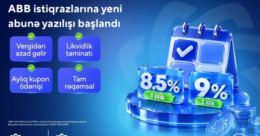 ABB istiqraz emissiyasının növbəti mərhələsinə start verib