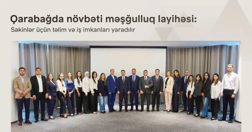 Bir ekosistemi Qarabağ sakinləri üçün yeni məşğulluq layihəsinə start verib