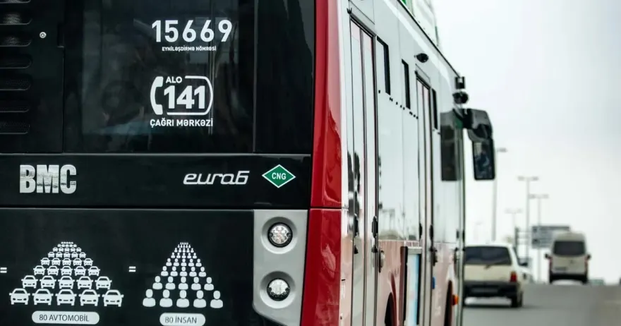 Bakıda 3 marşrutun hərəkət sxemi müvəqqəti dəyişdirilir