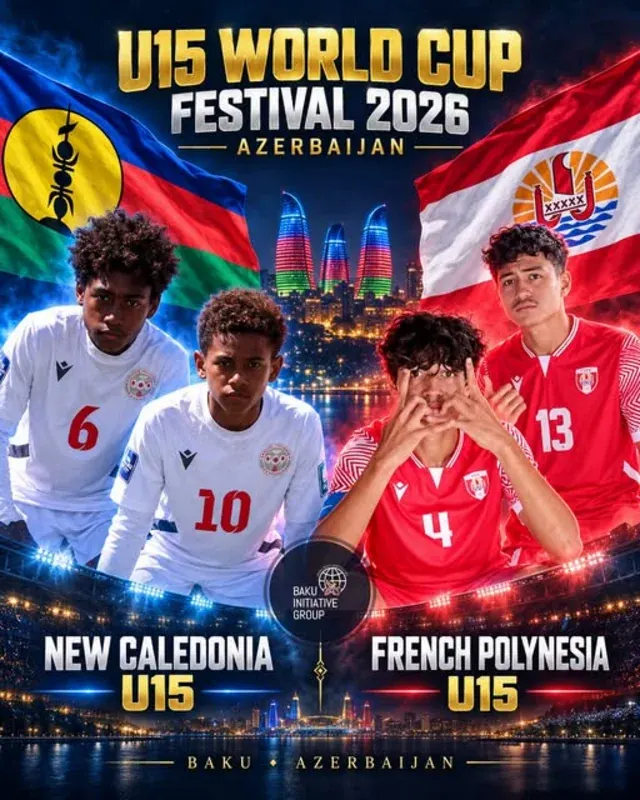Yeni Kaledoniya və Fransız Polineziyasının futbolçuları Azərbaycana gəlib