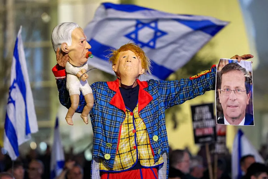 İsraildə Netanyahuya qarşı mitinqə 100 mindən çox insan qatıldı...- Müxalifət onu yola sala biləcəkmi?..